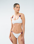Little Roses Bikini White