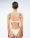 Little Roses Bikini White