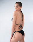 Rose Bikini Black