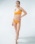 Little Roses Bikini Orange