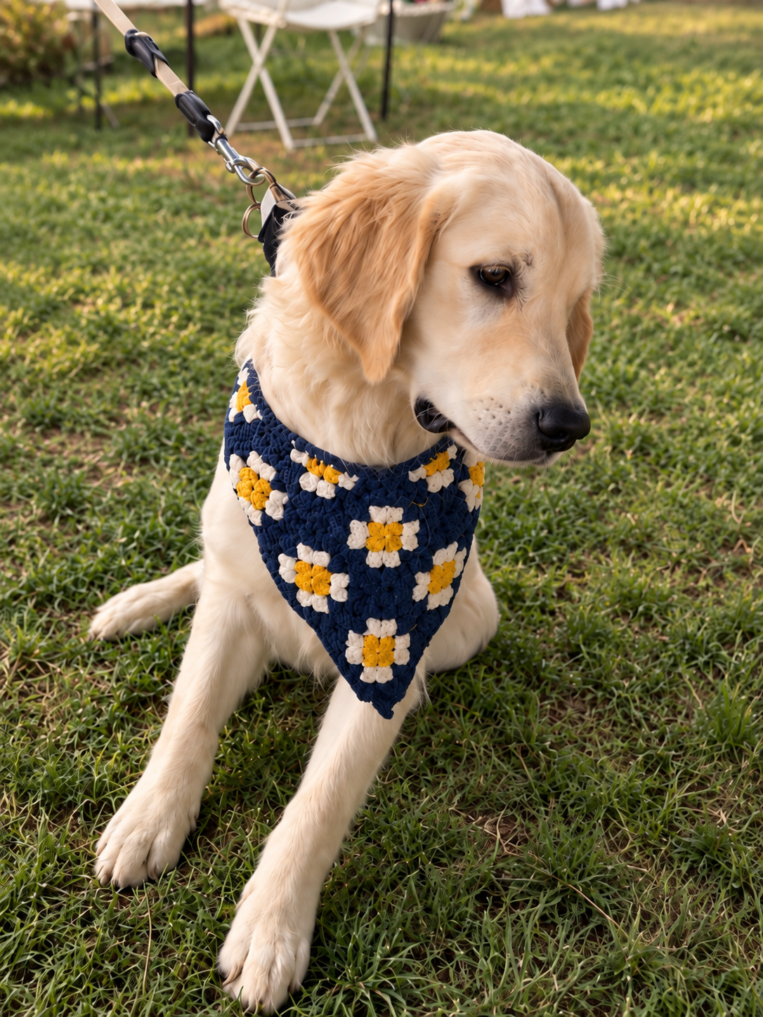 Dog Crochet Bandana